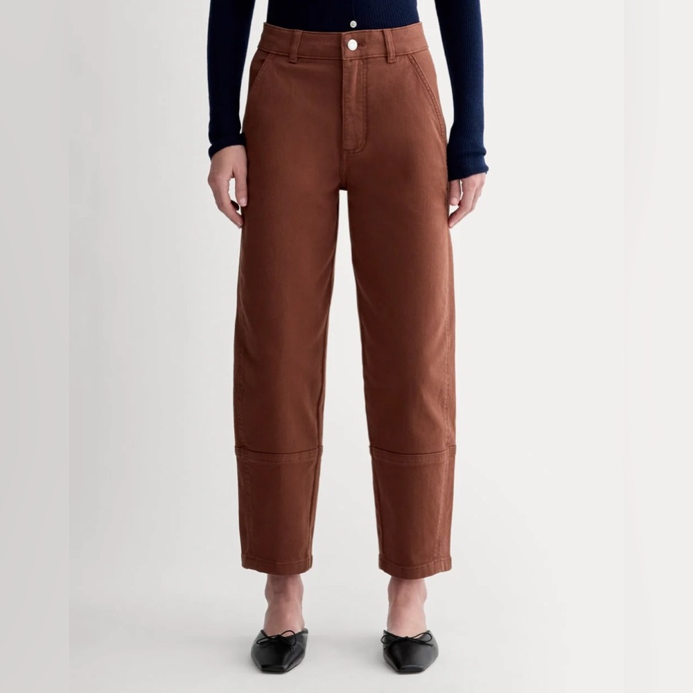 Everlane Utility Barrel Pant in Rosewood, 6 - Picture 2 of 11